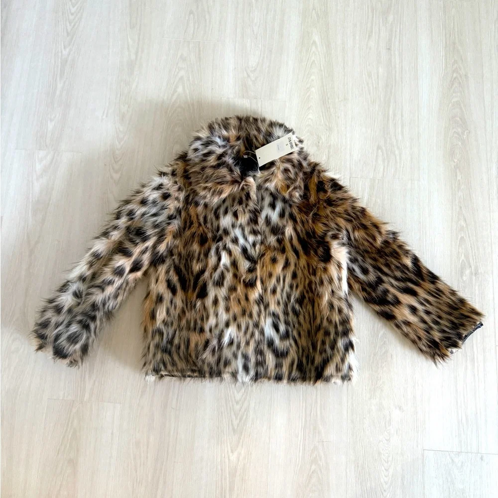 Faux Fur Leopard Jacket - Picture 9 of 15